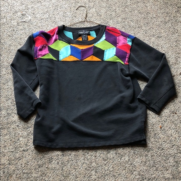 Colorful Geometric women’s  Shirt - Picture 3 of 5